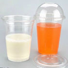 16oz PP PET Smoothie Cup Ly uống có thể phân hủy sinh học có nắp và ống hút