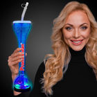 900ml Tiệc rõ ràng LED Yard Cup Cocktail PET Slush Ice Cup Chiều cao 40cm