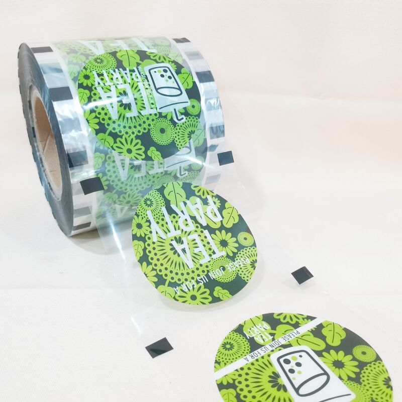 Custom Printed Bubble Tea Sealing Film - 95mm Universal Cup Sealer Roll for Boba, Juice & Milk Tea (3000 Pcs/Roll)