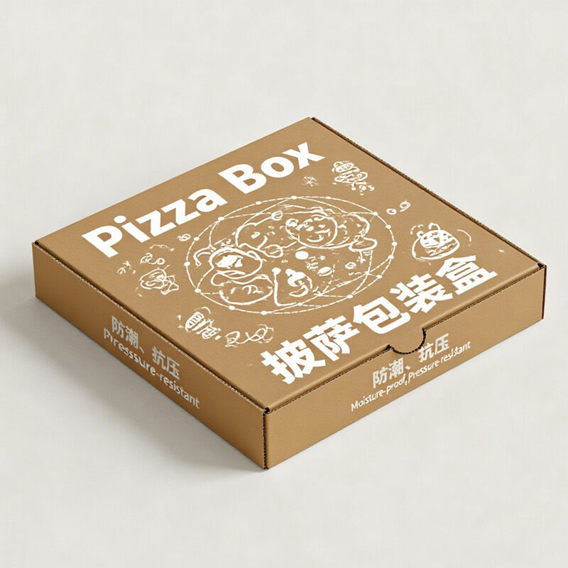 Hộp Pizza - Hộp đựng bánh pizza Kraft dùng một lần 7, 8, 9, 10, 12 inch, Hộp đựng bánh pizza bằng giấy nhôm