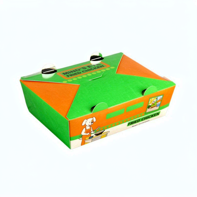 Hộp gà tự bung thương mại – Hộp đựng thức ăn mang đi chống dầu mỡ cho gà rán, cánh gà, đùi gà & miếng cốt lết (Bán sỉ)