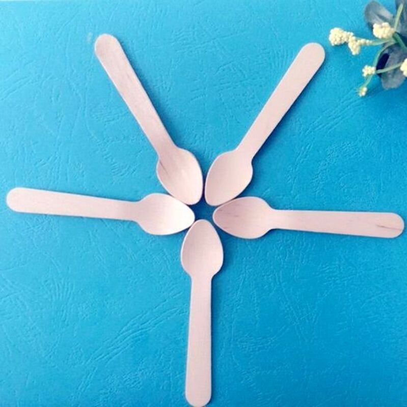 160mm Biodegradable Wooden Cutlery Set – Disposable Knife Fork Spoon & Napkin Kit, 250 Sets/Bulk Pack for Party & Event