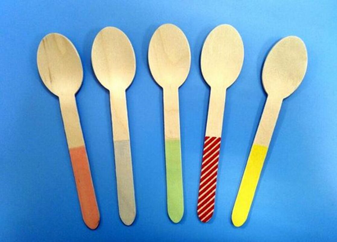 160mm Biodegradable Wooden Cutlery Set – Disposable Knife Fork Spoon & Napkin Kit, 250 Sets/Bulk Pack for Party & Event