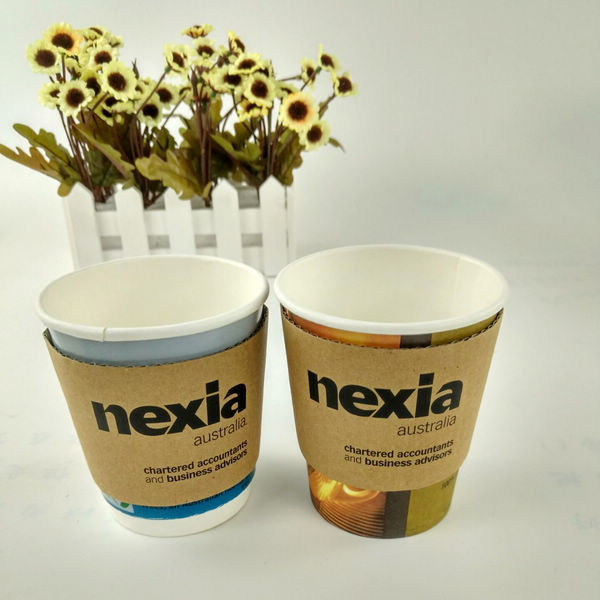 Đồ uống nóng Cà phê Cup Tay áo Đồ uống Cà phê Trà Boba Cmyk đủ màu
