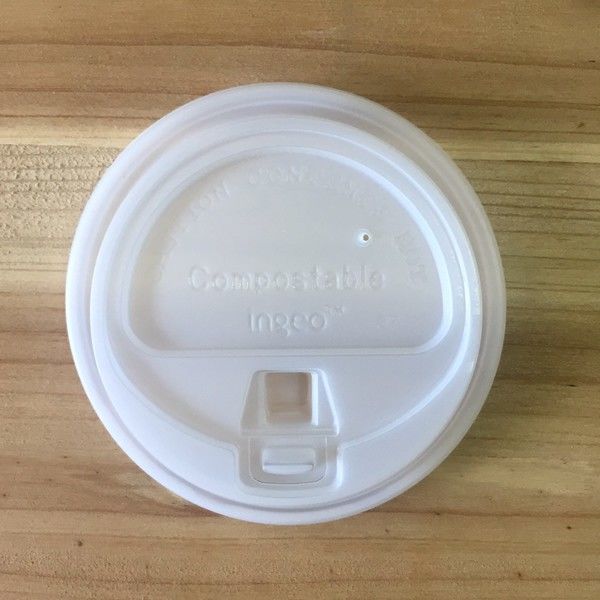 90mm Pla Coffee Cup Nắp Boba Tea Shop Nhà hàng Chịu nhiệt độ cao