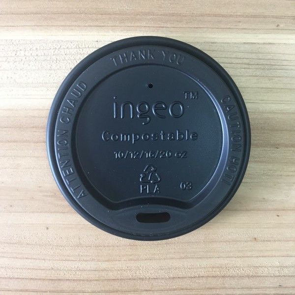 90mm Pla Coffee Cup Nắp Boba Tea Shop Nhà hàng Chịu nhiệt độ cao