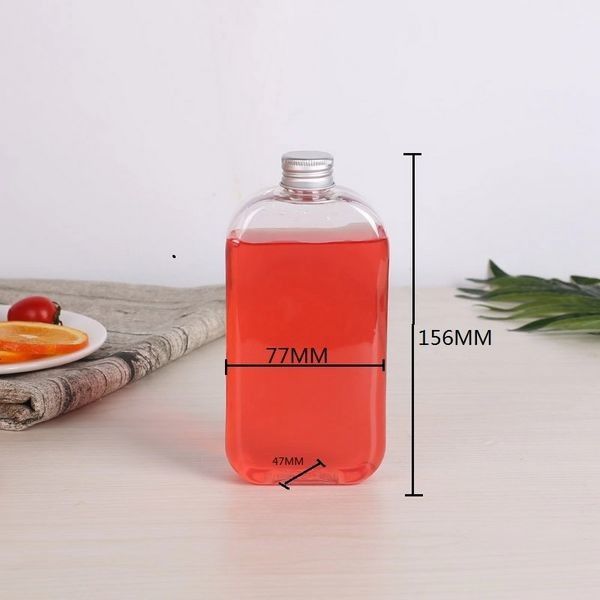 Lớp sữa thực phẩm Trà nước giải khát Chai nhựa 500ml Bpa Thiết kế trang trí miễn phí