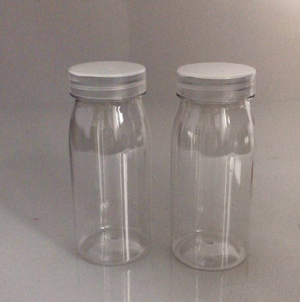 Pet Sữa Trà Đồ dùng một lần Chai nước giải khát bằng nhựa Chai 300ml 350ml 400ml Nước ép Rượu Oem