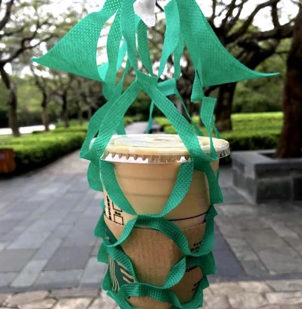 Vải dùng một lần Cốc cà phê Carrier Kích thước tùy chỉnh để lấy đi tách cà phê