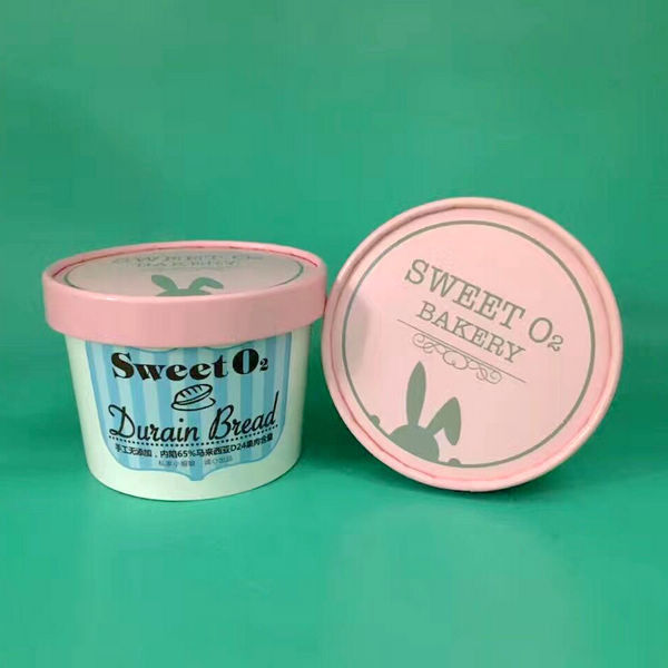Ice Cream giấy cốc 8 oz để đóng gói tùy chỉnh cách đóng gói là chấp nhận được