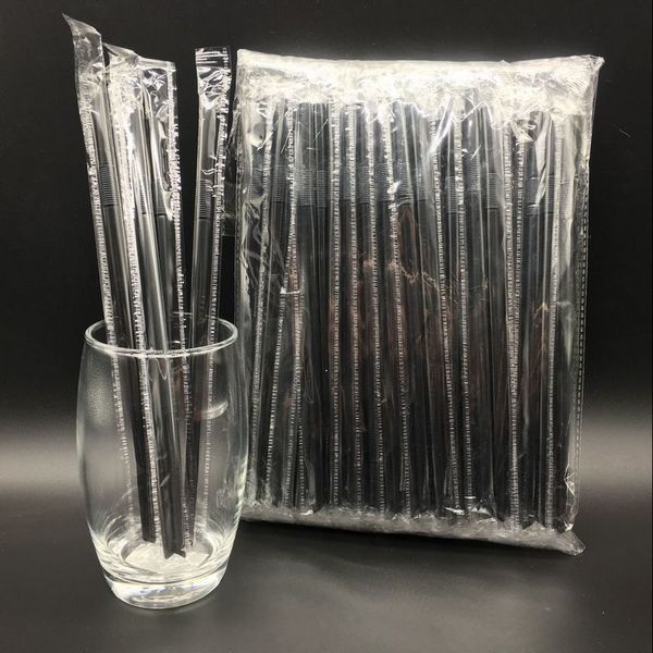 Ống hút nhựa đầy màu sắc 0,6 * 23cm cho các cửa hàng Boba